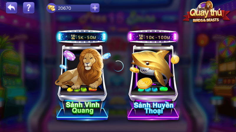 Chọn sảnh chơi phù hợp
